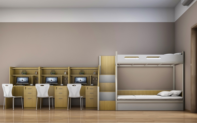 学生公寓宿舍家具做实木的好吗？